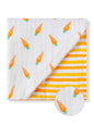 Malabar Baby Organic Snug Blanket - Carrots