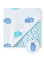 Malabar Baby Organic Snug Blanket - Hamsa