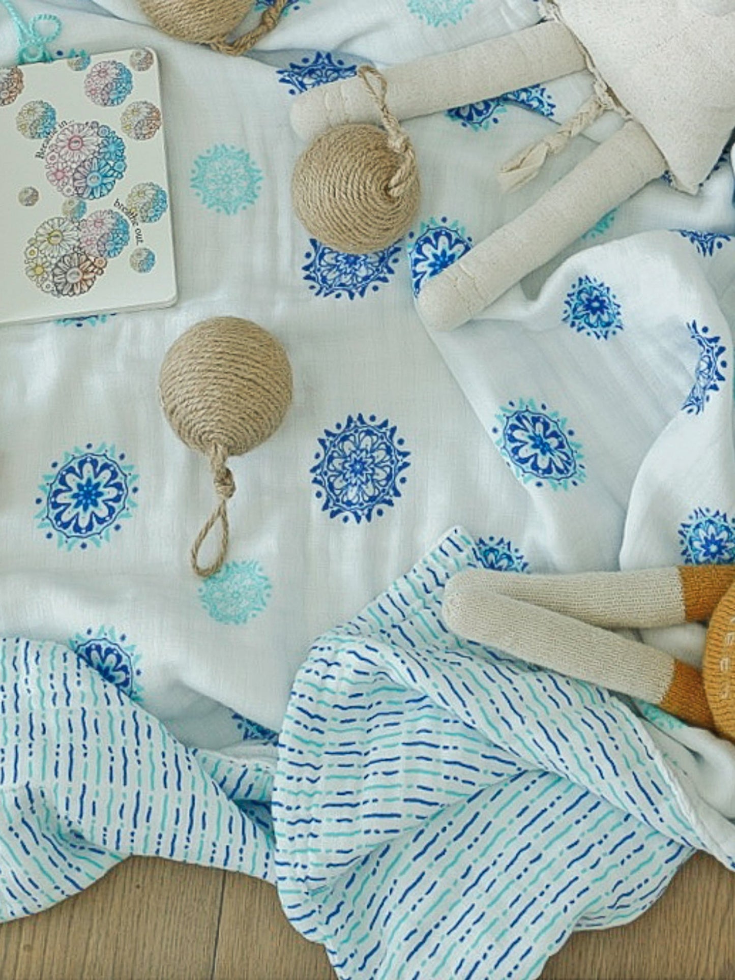 Malabar Baby Organic Snug Blanket - Mandala