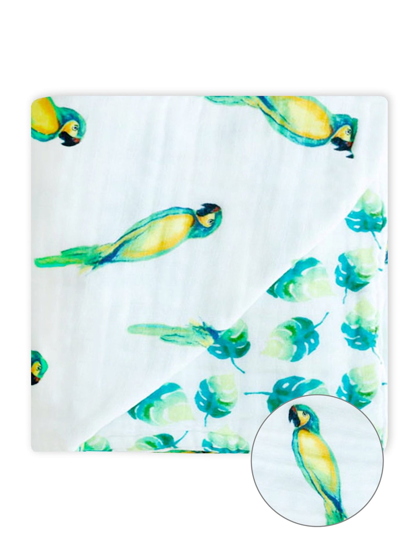 Malabar Baby Organic Snug Blanket - Parrots