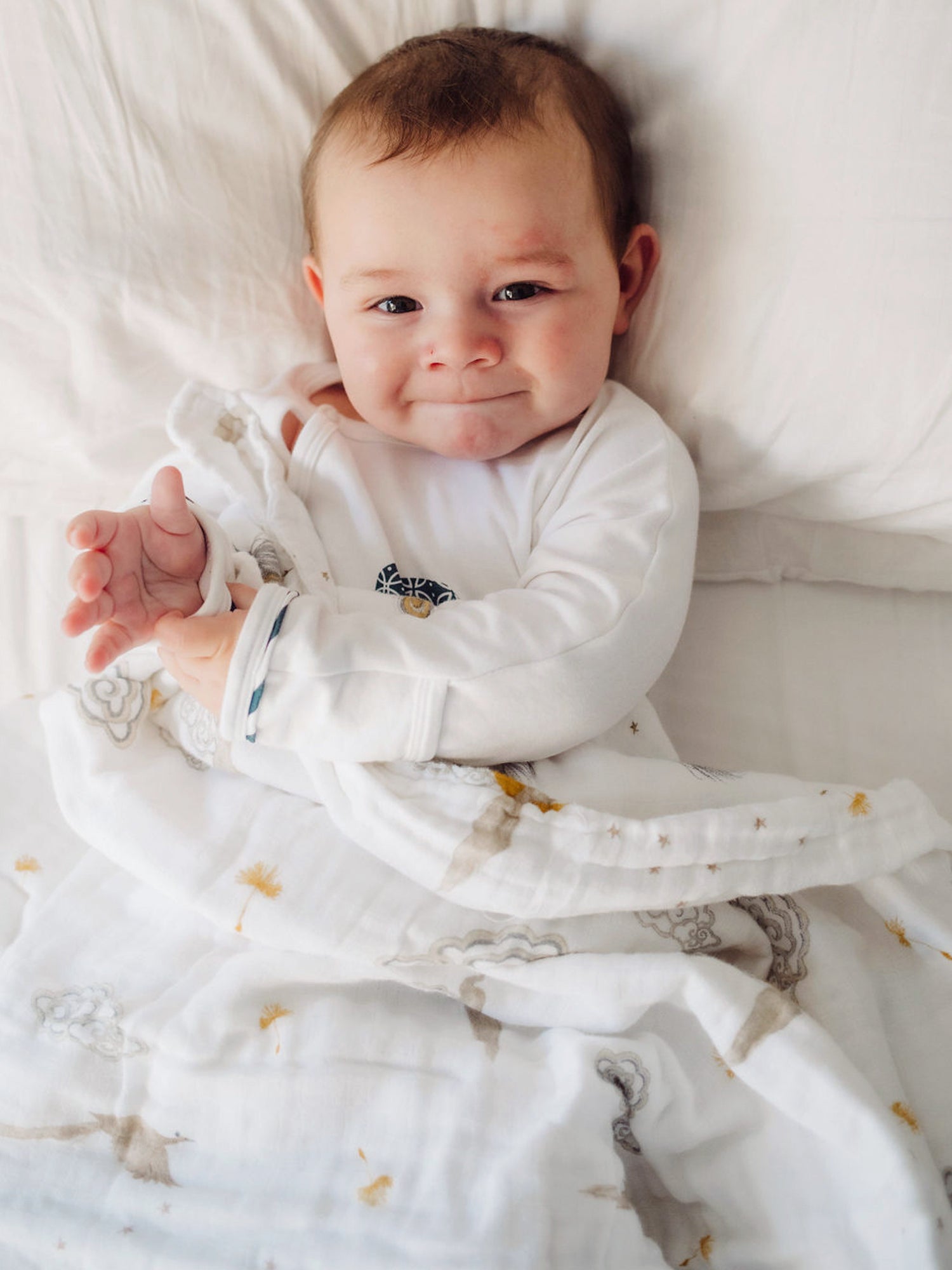 Malabar Baby Organic Snug Blanket - Peace On Earth