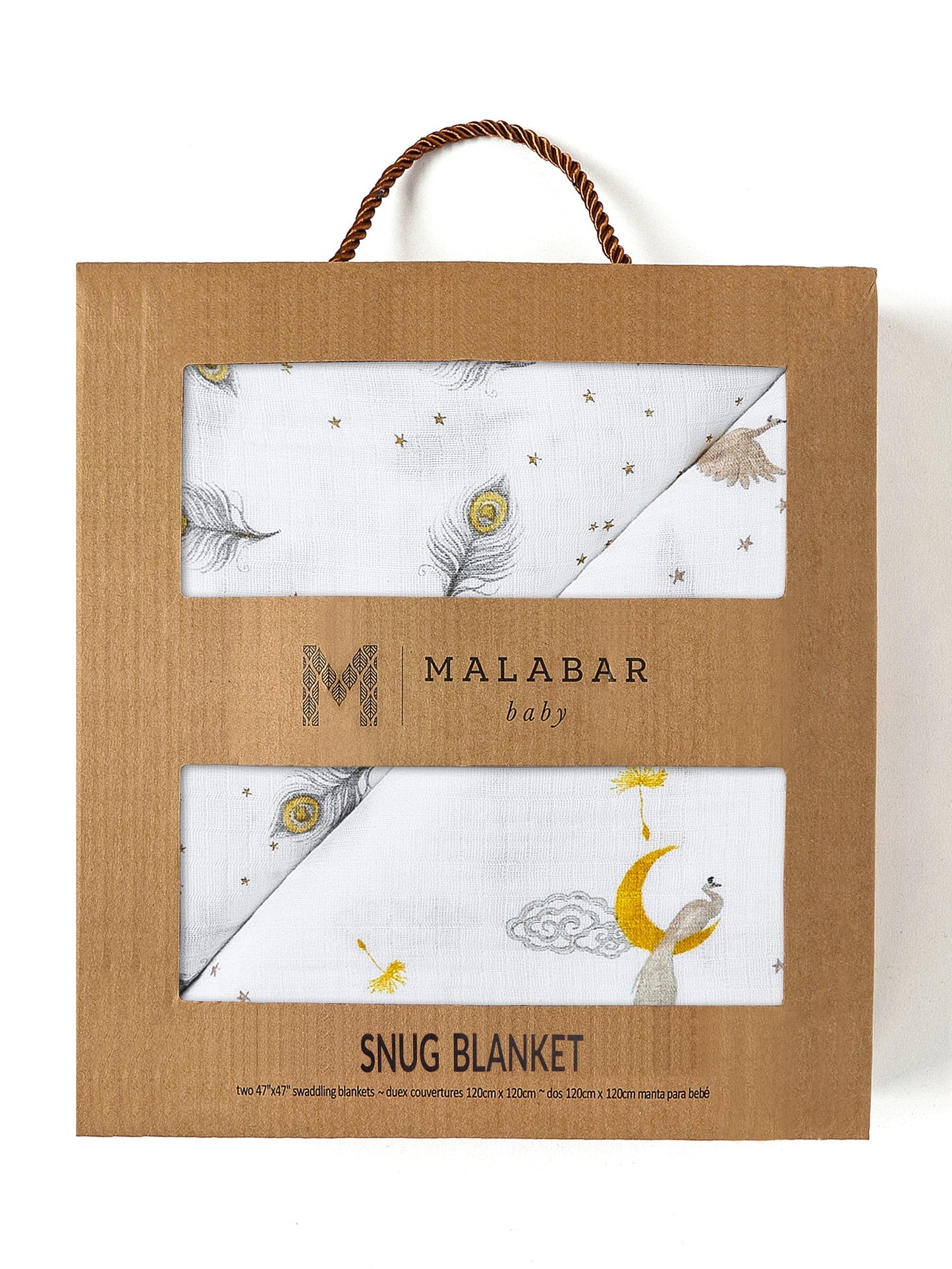 Malabar Baby Organic Snug Blanket - Peace On Earth