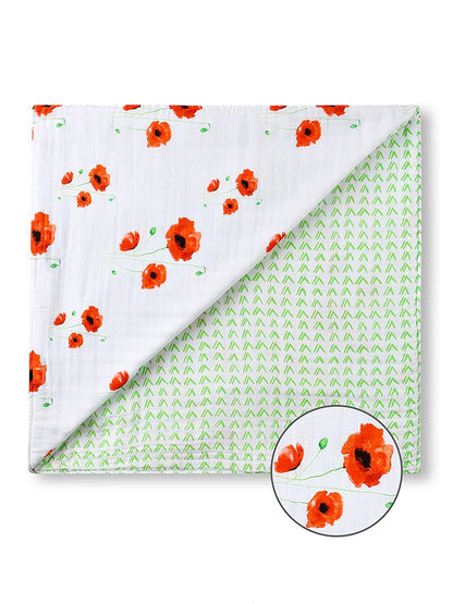 Malabar Baby Organic Snug Blanket - Poppy