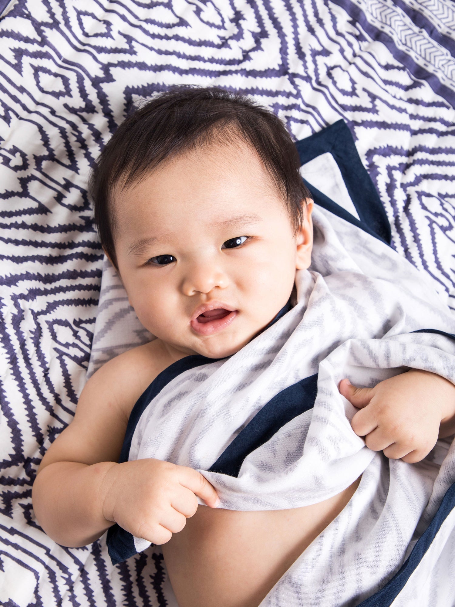 Malabar Baby Southside Blue Baby Quilt