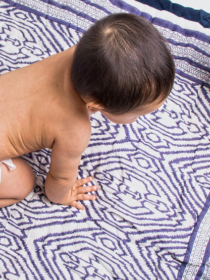 Malabar Baby Southside Blue Baby Quilt