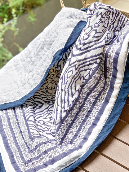 Malabar Baby Southside Blue Baby Quilt