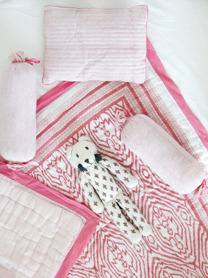 Malabar Baby Southside Pink Baby Quilt