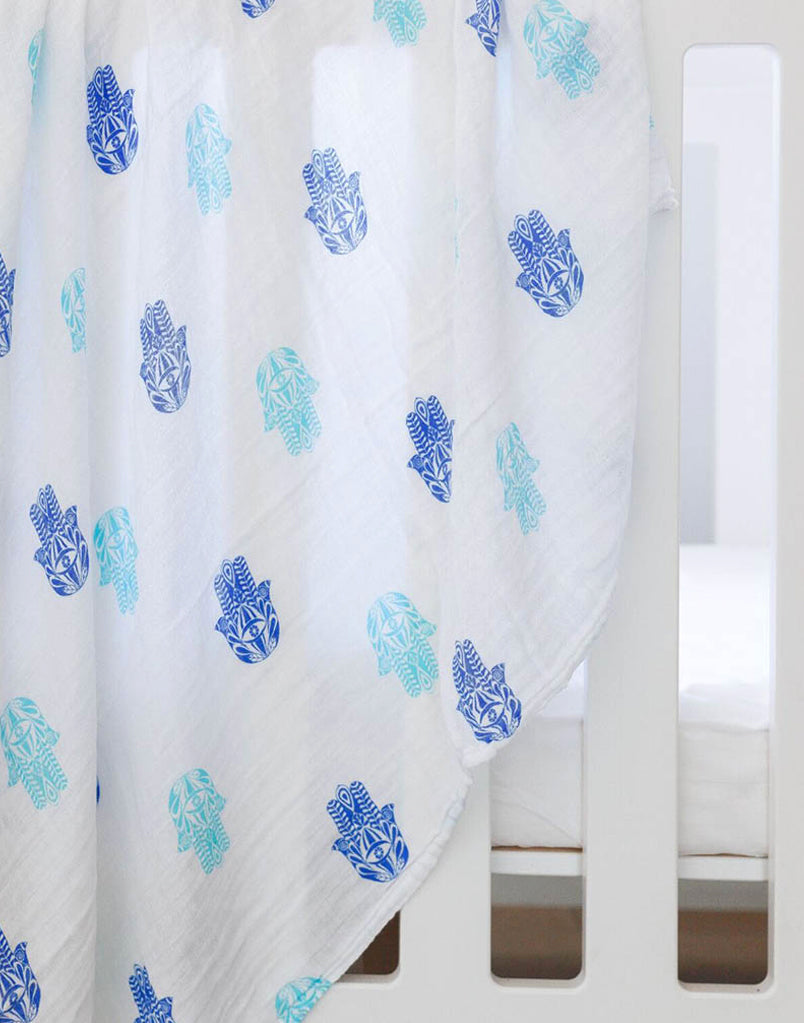 Malabar Baby Organic Swaddle Set - Protector Series (Hamsa & Mandala)