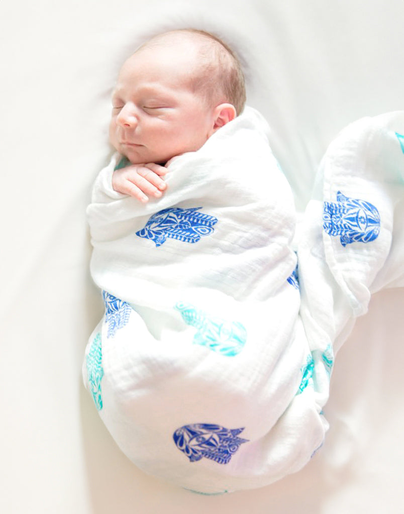 Malabar Baby 3 Pack Swaddle Gift Set (Organic Muslin)