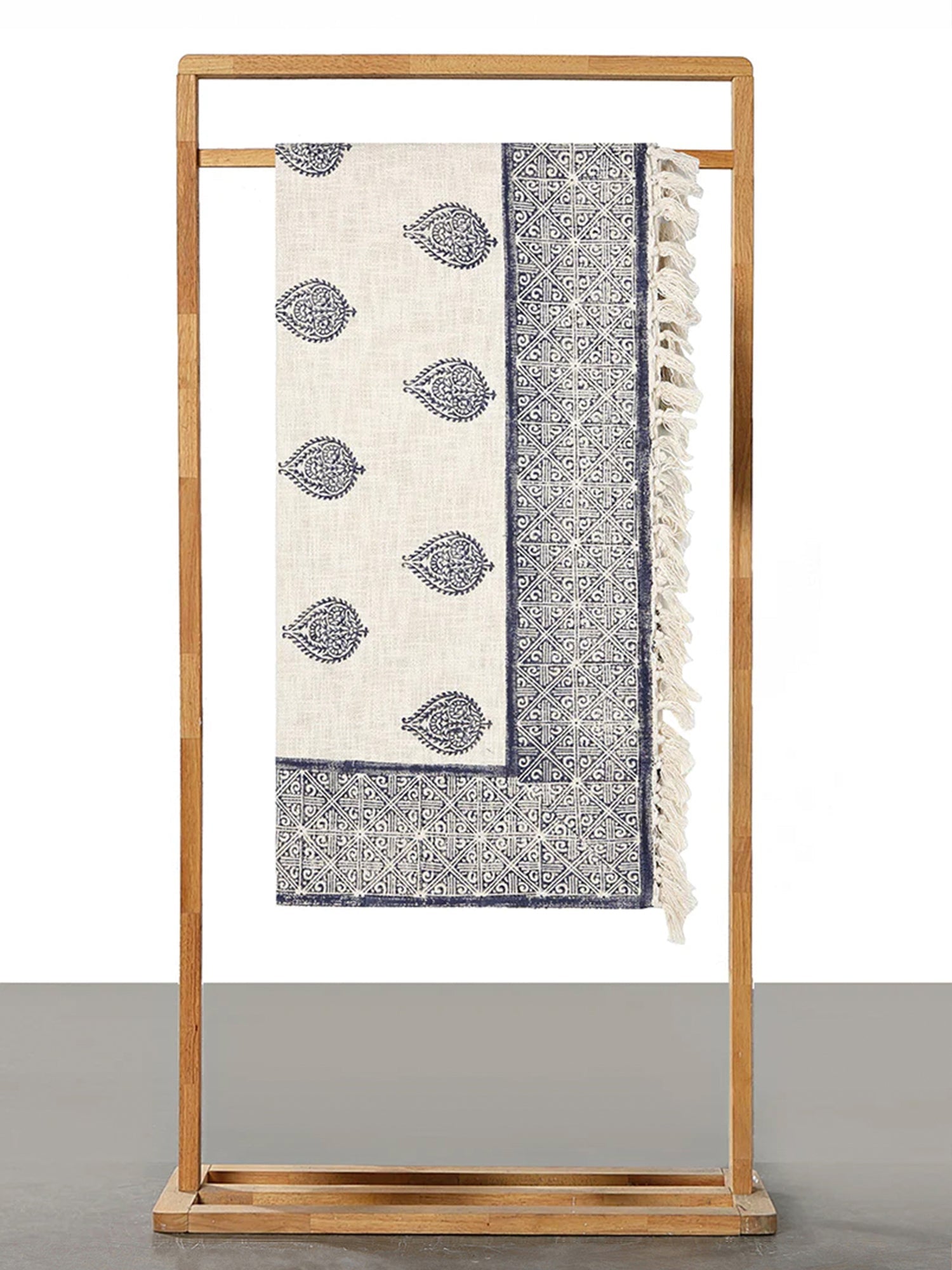 Malabar Baby Hand-Printed Couch Throw Blanket - Fort