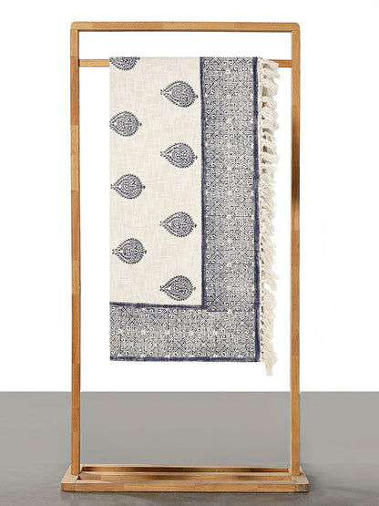 Malabar Baby Hand-Printed Couch Throw Blanket - Fort