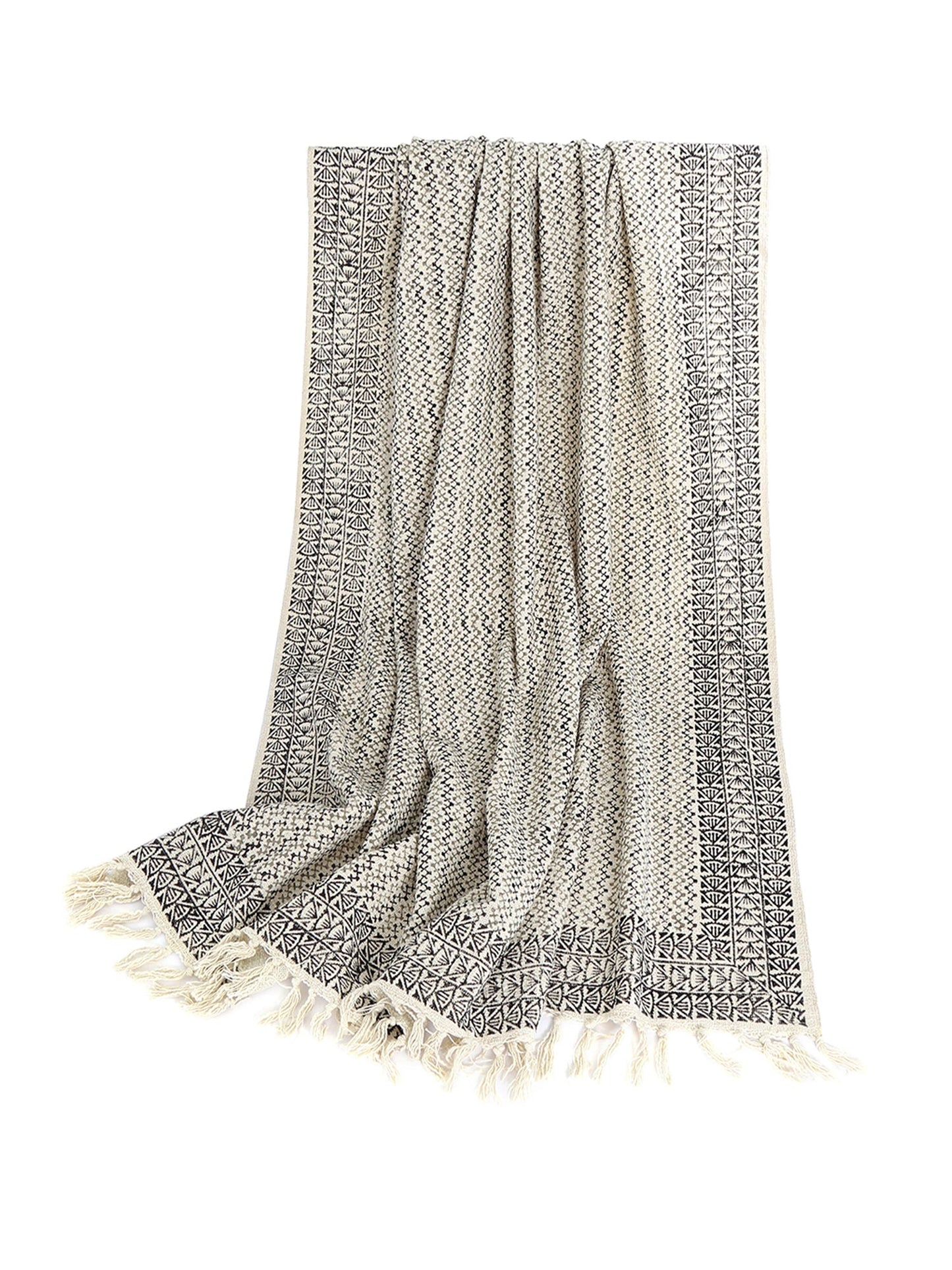 Malabar Baby Hand-Printed Couch Throw Blanket - Greenwich - Personalize!
