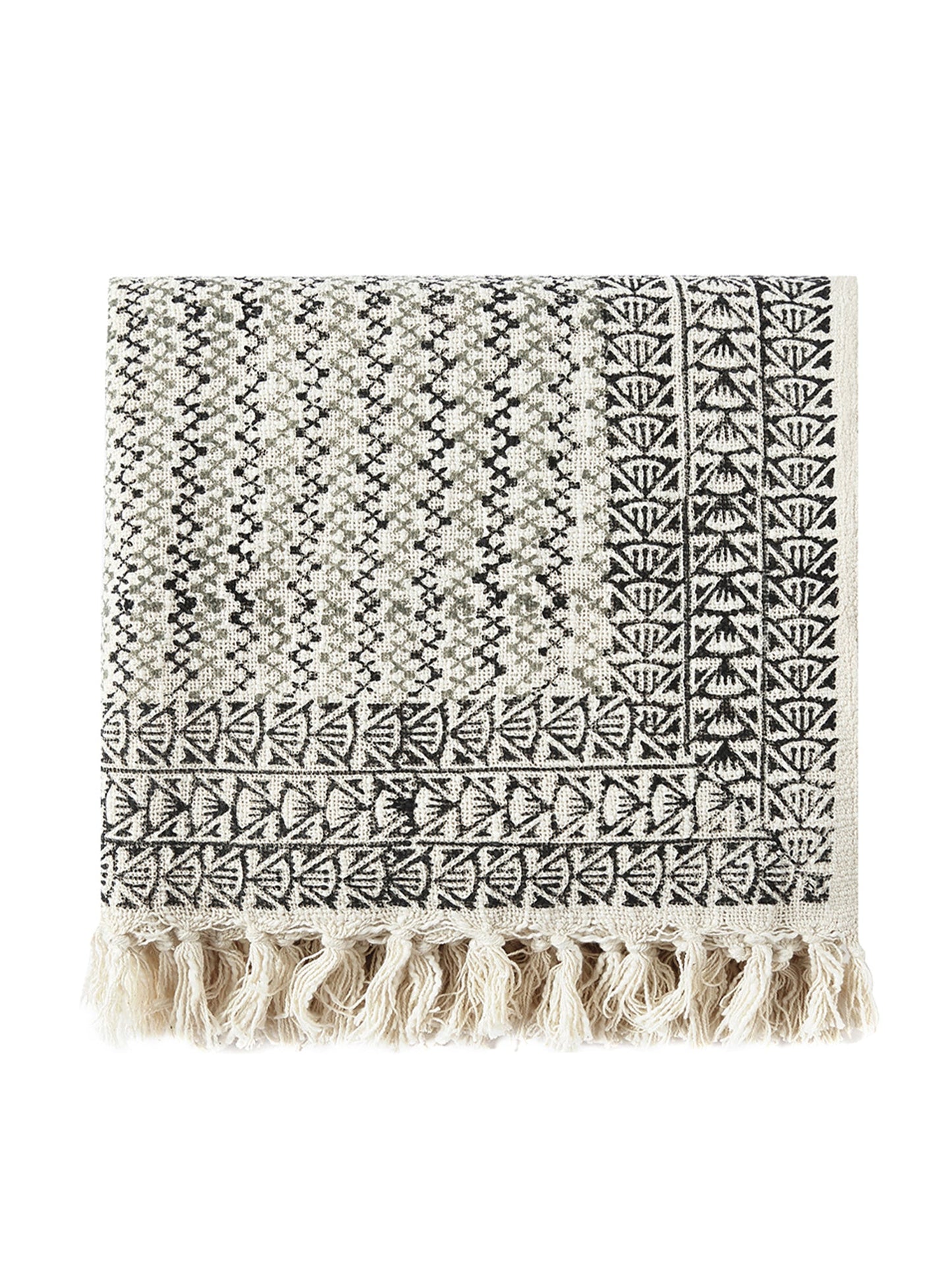 Malabar Baby Hand-Printed Couch Throw Blanket - Greenwich - Personalize!