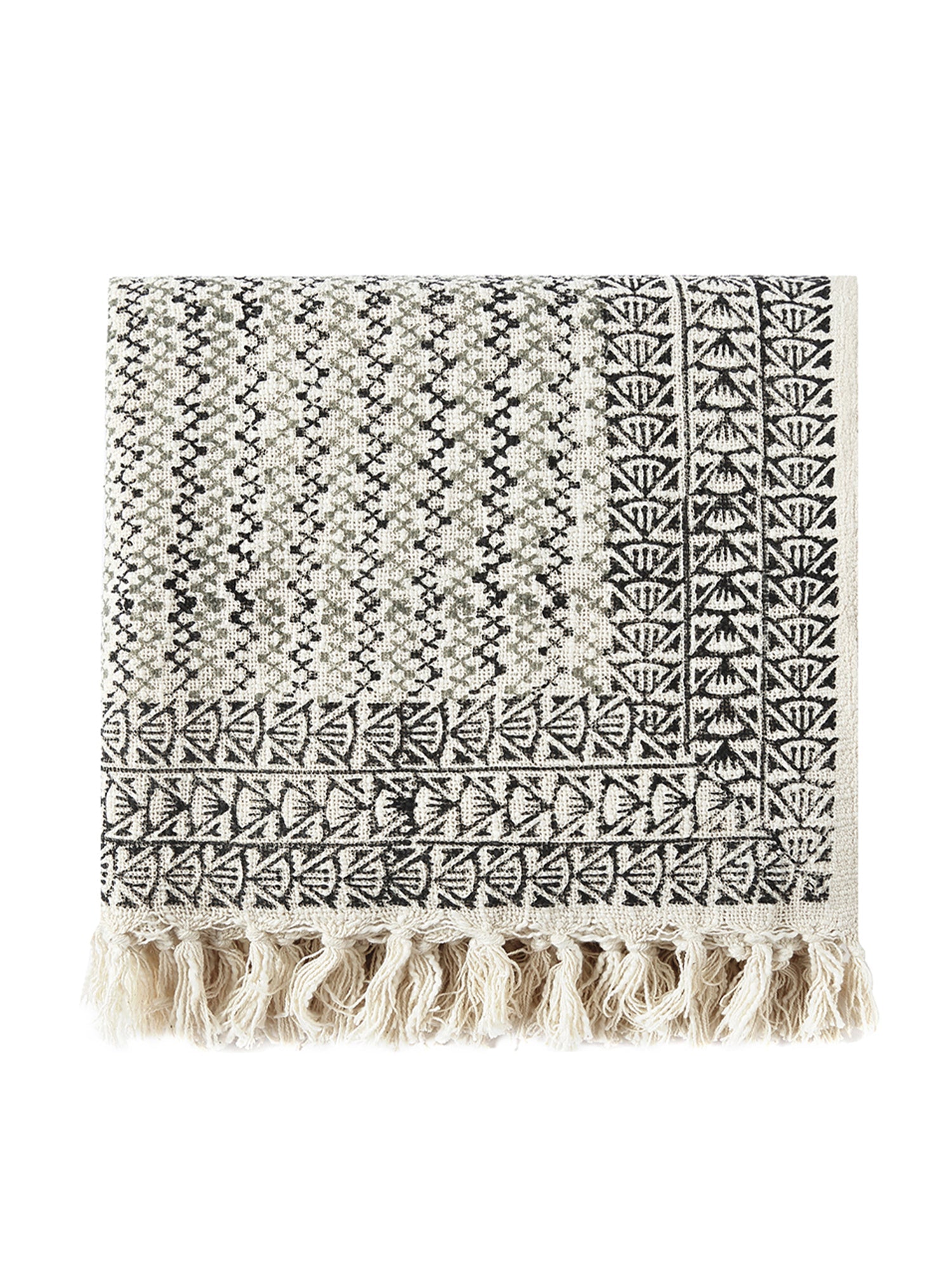 Malabar Baby Hand-Printed Couch Throw Blanket - Greenwich - Personalize!