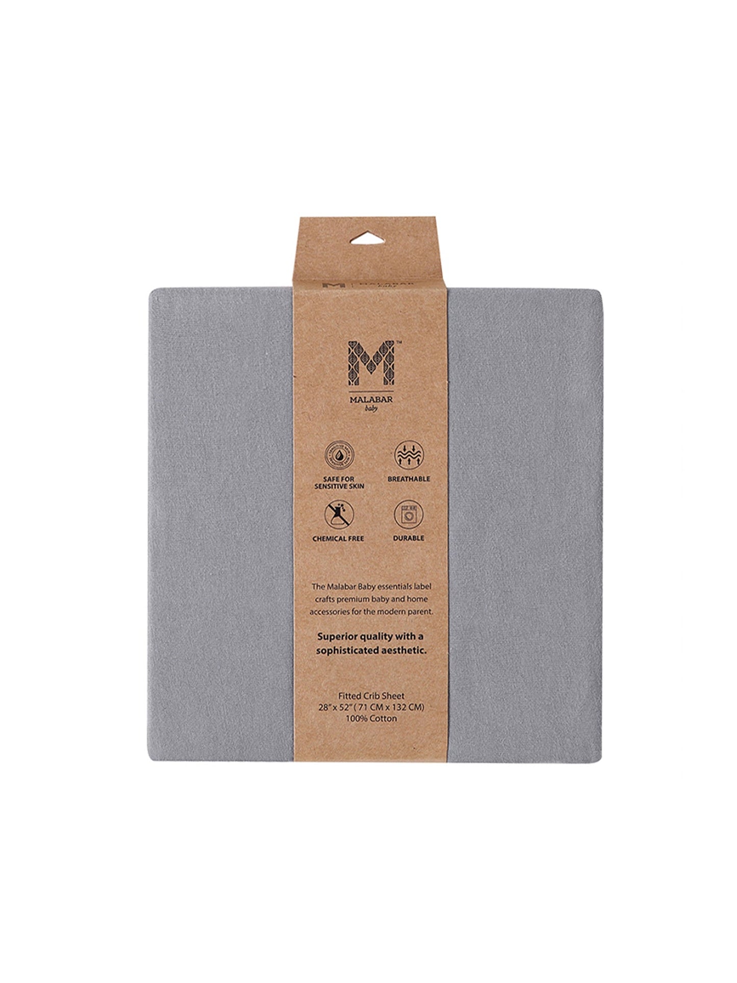 Malabar Baby Fitted Cotton Knit Crib Sheet