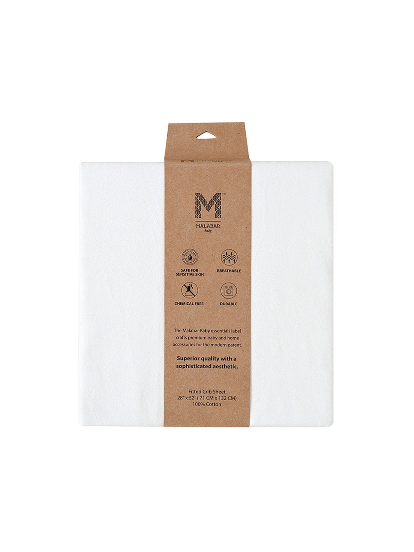 Malabar Baby Fitted Cotton Knit Crib Sheet