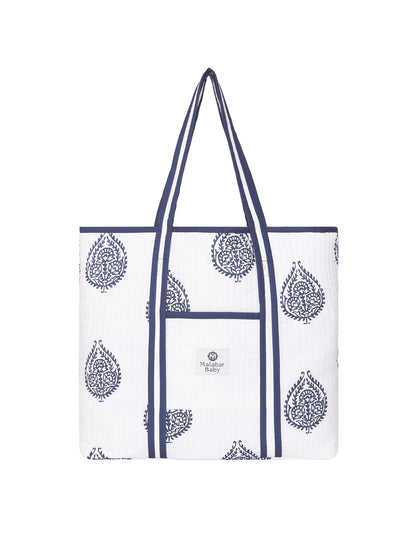 Malabar Baby Cotton Quilted Tote Bag