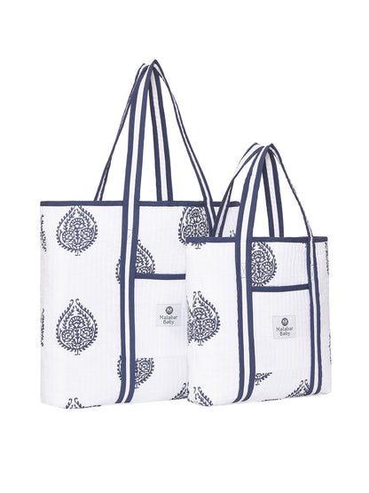 Malabar Baby Cotton Quilted Tote Bag