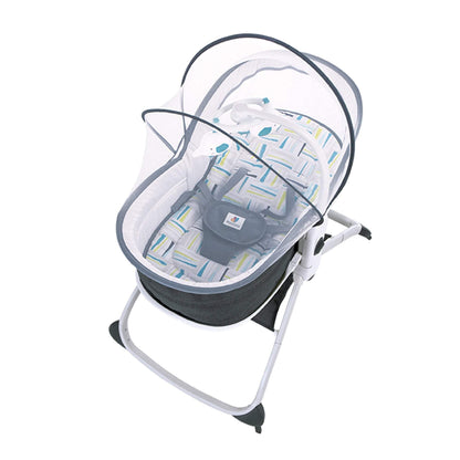 Mastela 6in1 Multi-Function Bassinet, Bouncer and Rocker- Fashion-Teal - Birth+ to 36months