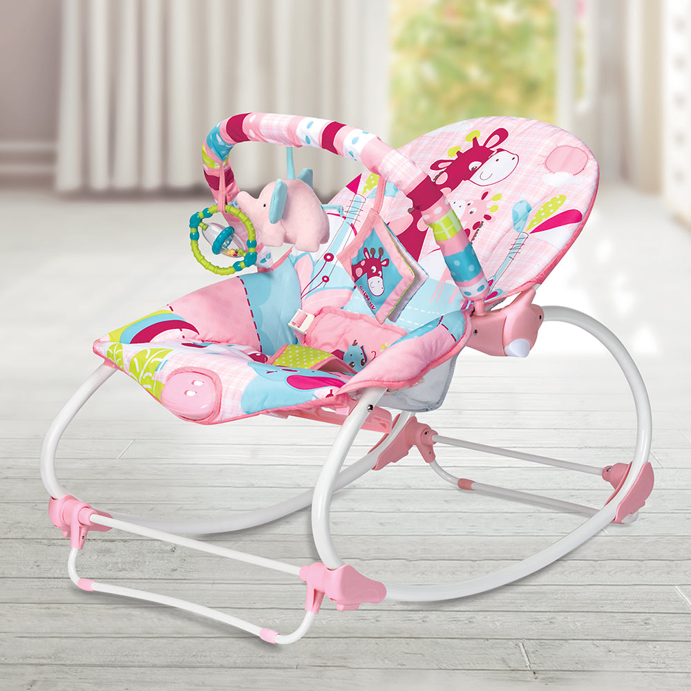 Mastela Baby Rocker - Fashion-Pink - Birth+ to 36months