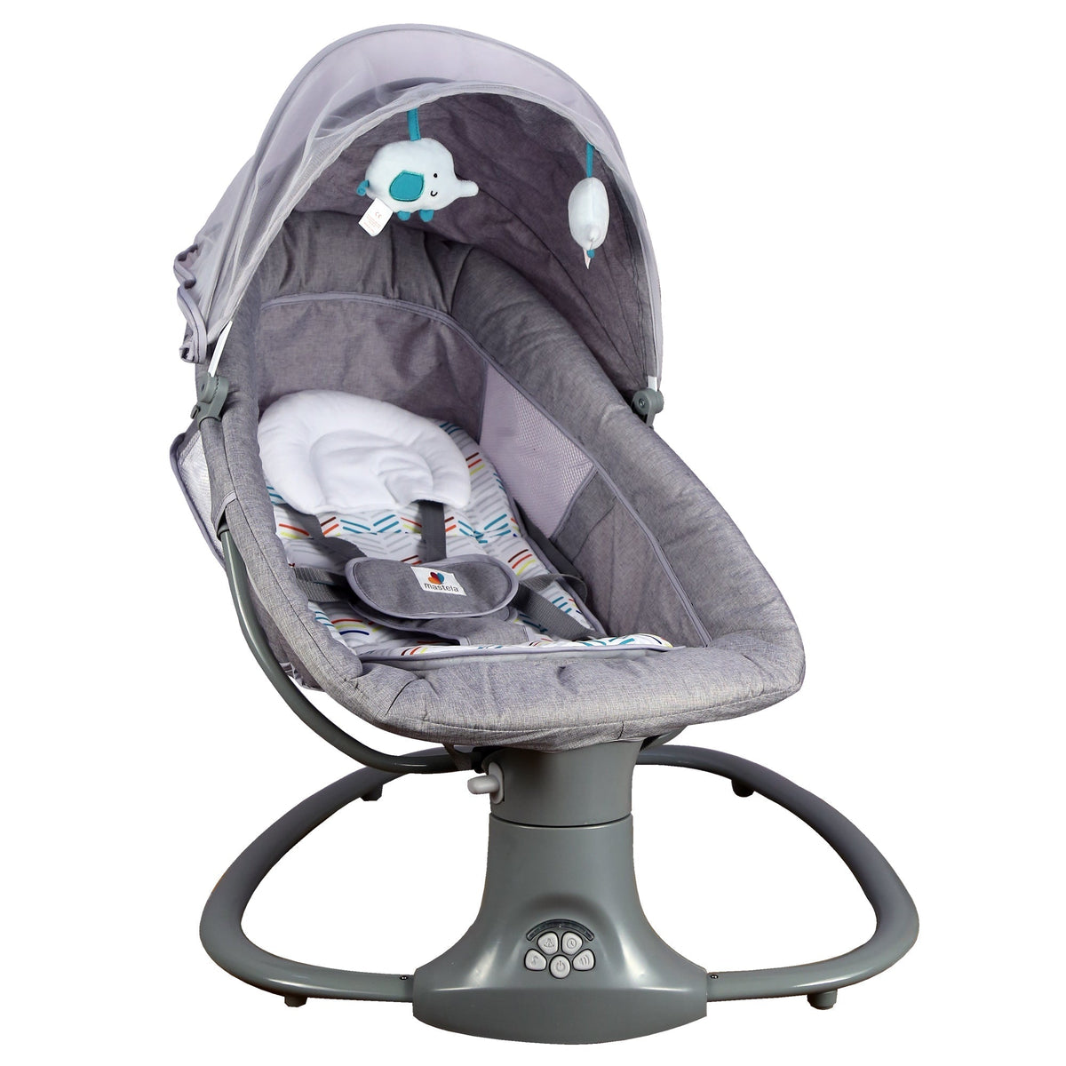 Mastela Deluxe Multi-Function Swing Swing Grey 3M To 36M - Distressed