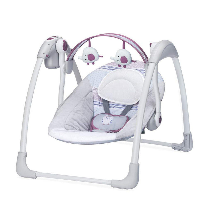 Mastela Deluxe Portable Swing - Fashion-Grey - Birth+ to 24months