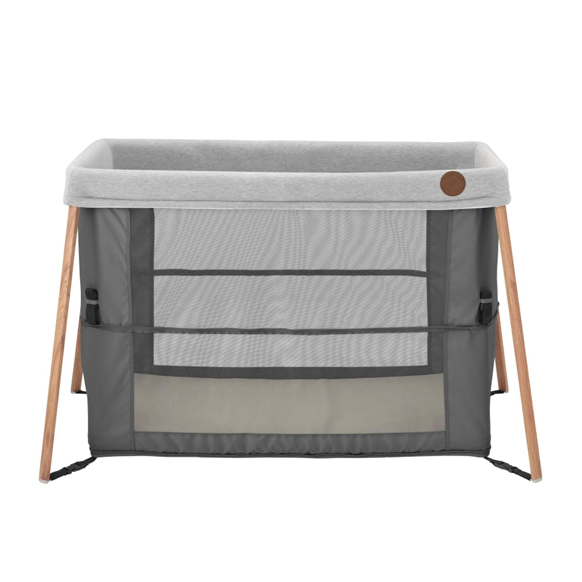 Maxi Cosi Iris Playard || Fashion-Essential Graphite || Birth+ to 36months