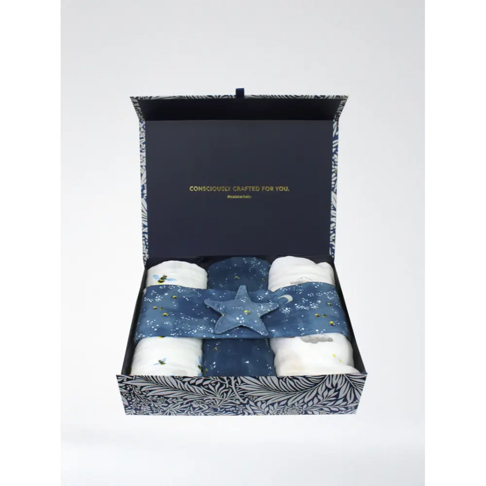 Malabar Baby Organic Swaddle - Starry Night