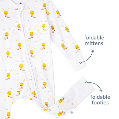 Malabar Baby Organic Swaddle - Hot Air Balloon