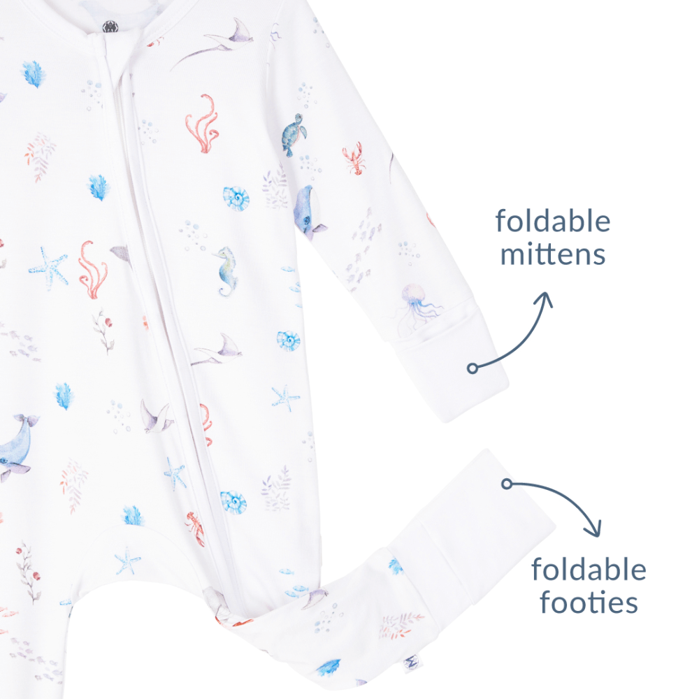Malabar Baby Organic Swaddle - Under The Sea