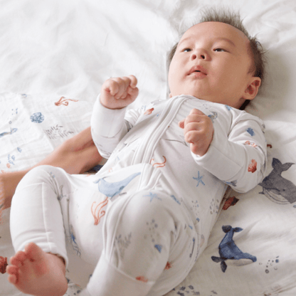 Malabar Baby Organic Swaddle - Under The Sea