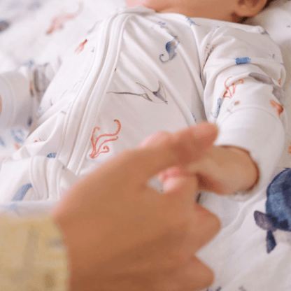 Malabar Baby Organic Swaddle - Under The Sea