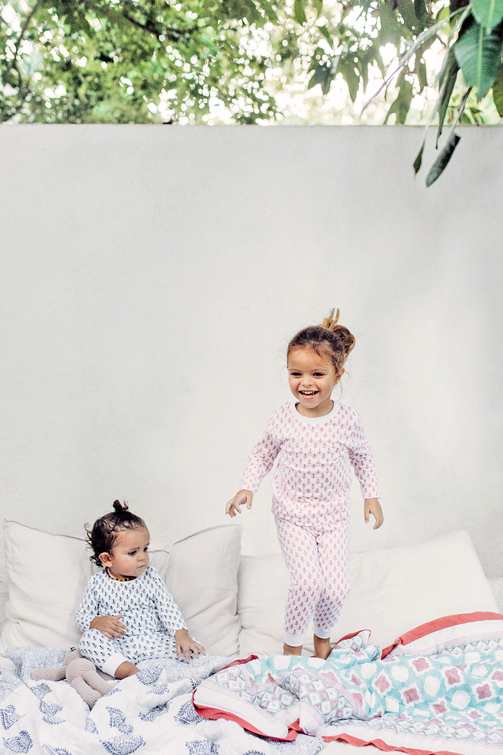 Malabar Baby Toddler & Big Kid Cotton Knit PJ Set (Pink City)