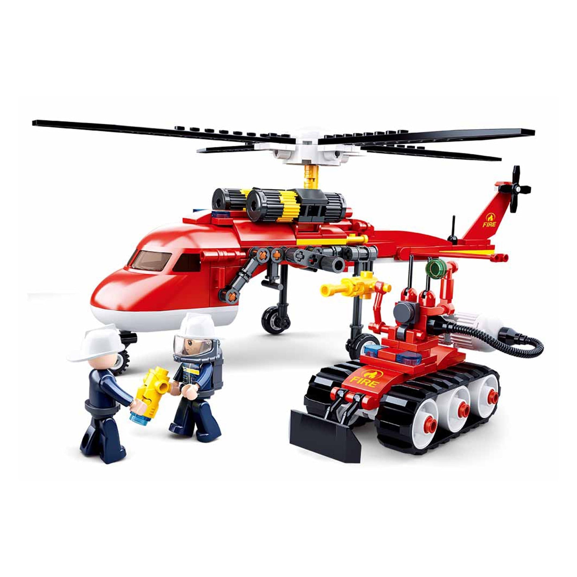 Playzu By Sluban Fire Helicopter Building Blocks Toys || 8years to 12years