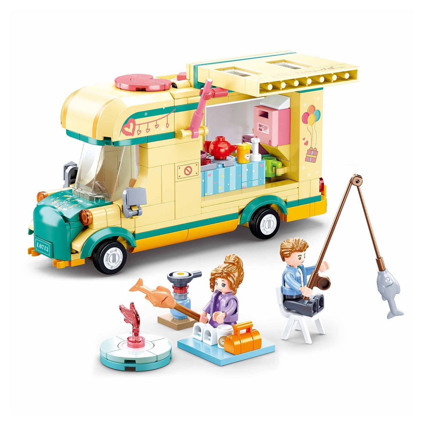 Playzu By Sluban Happy Diary (Winter Travel In Snow)-Caravanning || 6years++