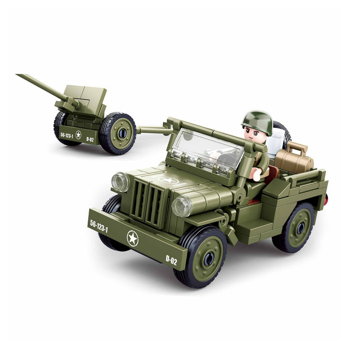 Playzu By Sluban WWII-WILLYS JEEP || 6years++