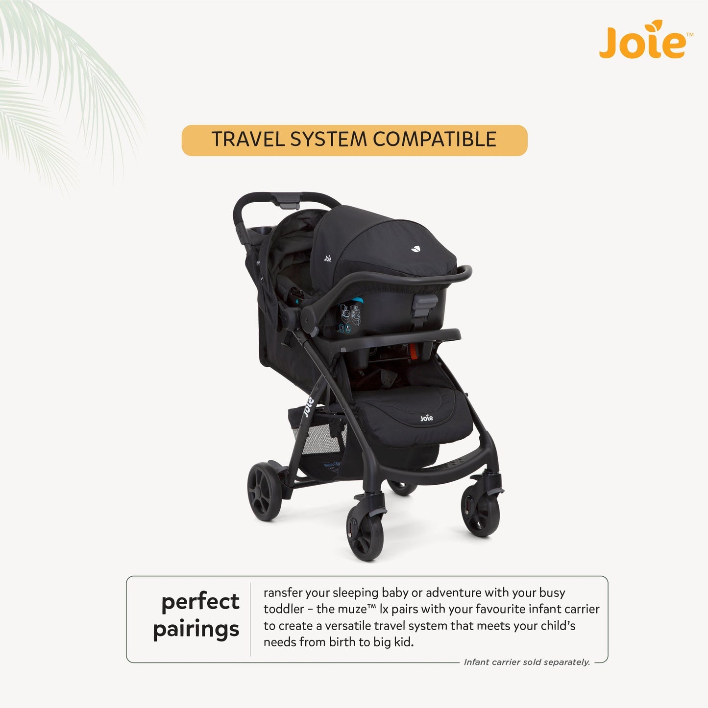 Joie Stroller Muze Lx (Birth to 36 Months open box