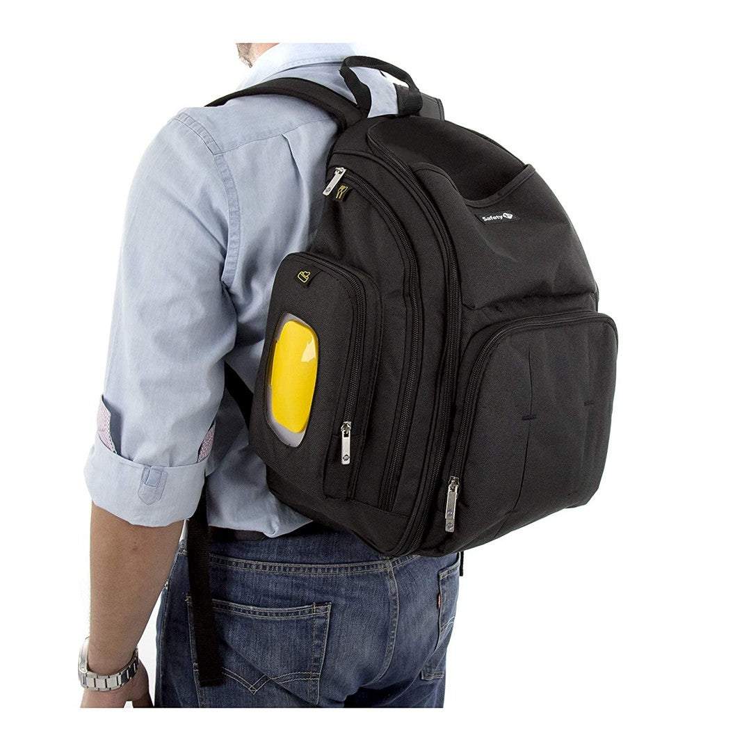Safety 1st Diaper Backpack || Fashion-Black || Birth+ to 36months