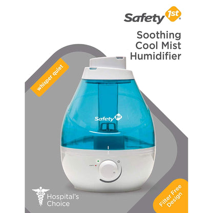 Safety 1st Soothing Cool Mist Humidifier Teal & White Birth+ to 36M