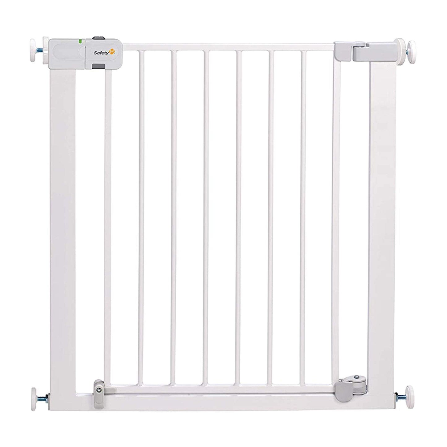 Safety 1St White Color Auto Close Gate || 6Months To 36Months || Distress Box - Distressed