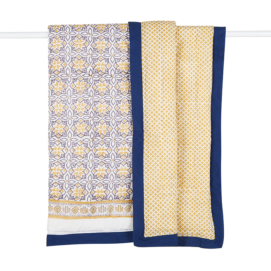 Malabar Baby Seminyak Blue Baby Quilt