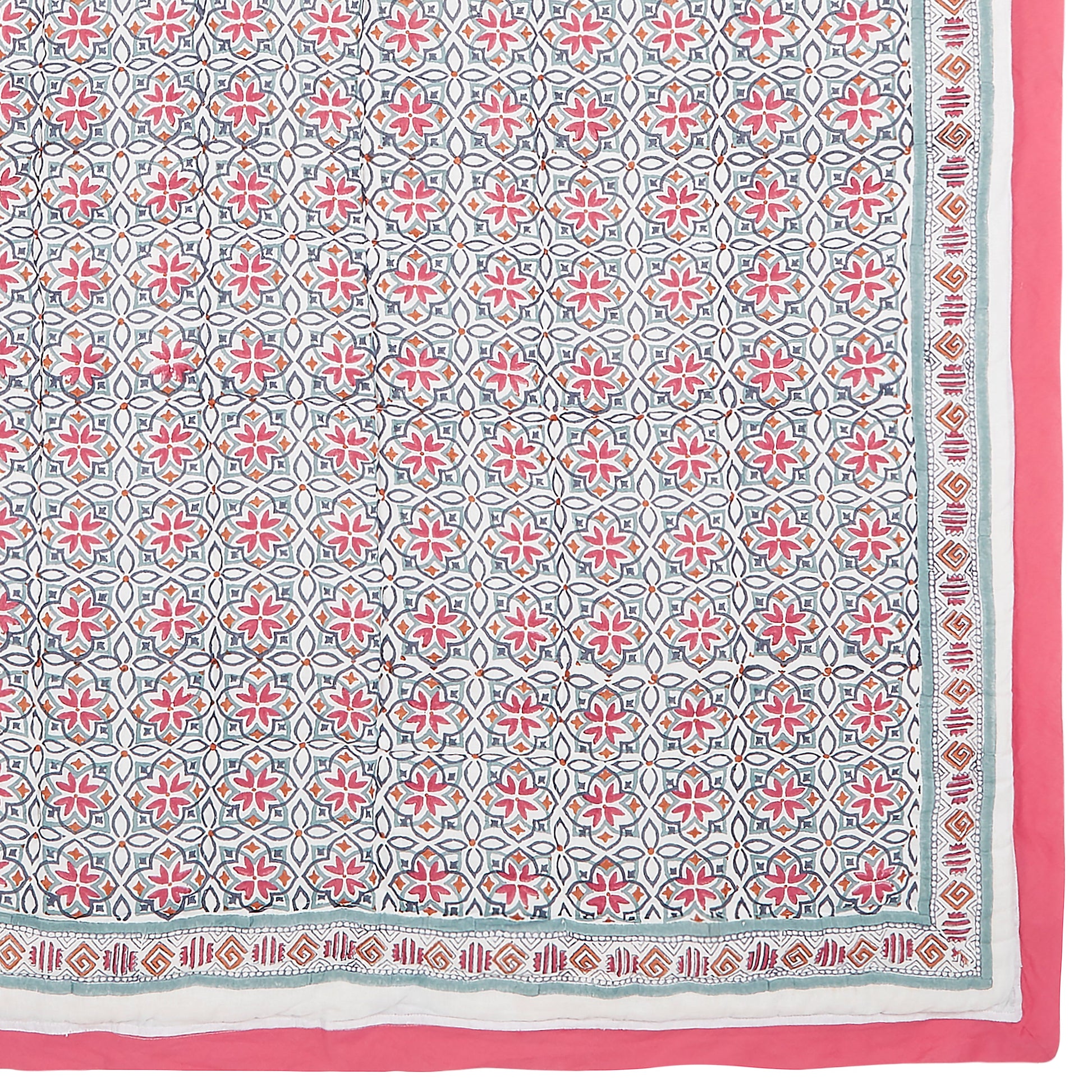 Malabar Baby Seminyak Pink Baby Quilt
