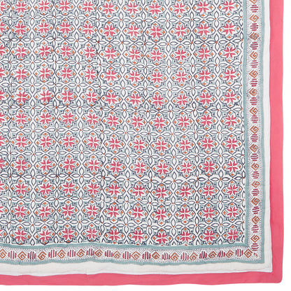 Malabar Baby Seminyak Pink Baby Quilt