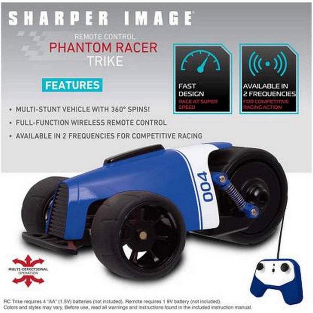 Sharper Image Phantom Racer Trike Vehicle  Blue ||  6years to 14years