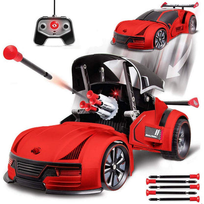 Sharper Image Transforming Missile Launcher  Vehicle  Red ||  6years to 14years