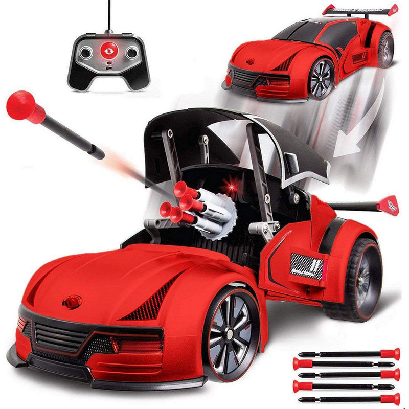 Sharper Image Transforming Missile Launcher  Vehicle  Red ||  6years to 14years