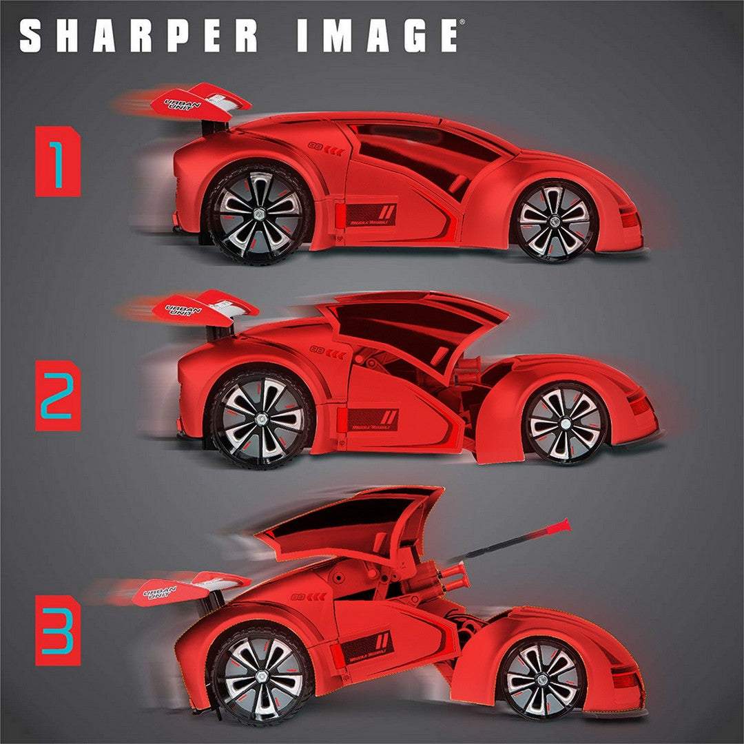 Sharper Image Transforming Missile Launcher  Vehicle  Red ||  6years to 14years