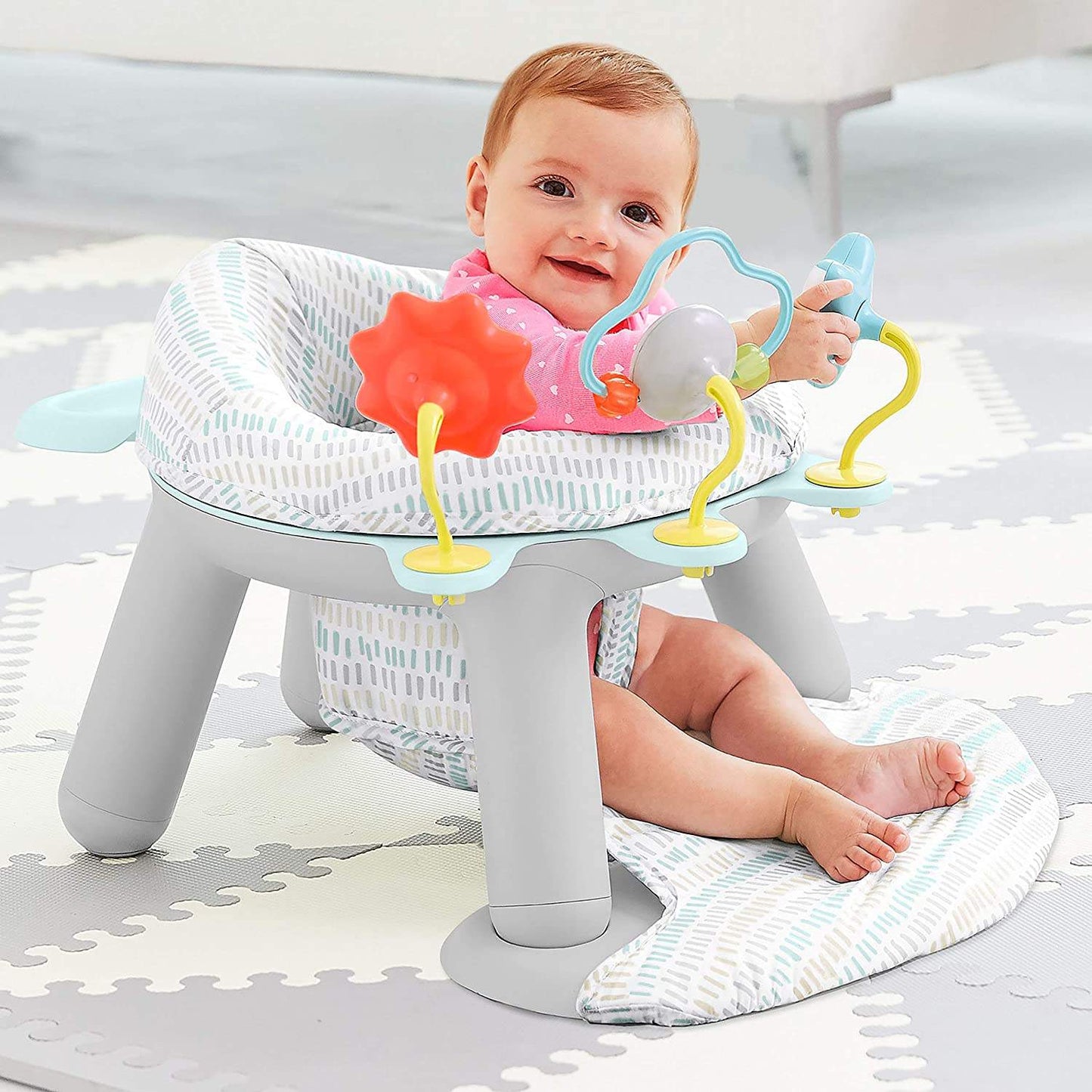 Skip Hop 2in1 Silver Lining Cloud Activity Floor Seat 4months to 48months