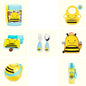 Skip Hop Bee Design Combo School Kit