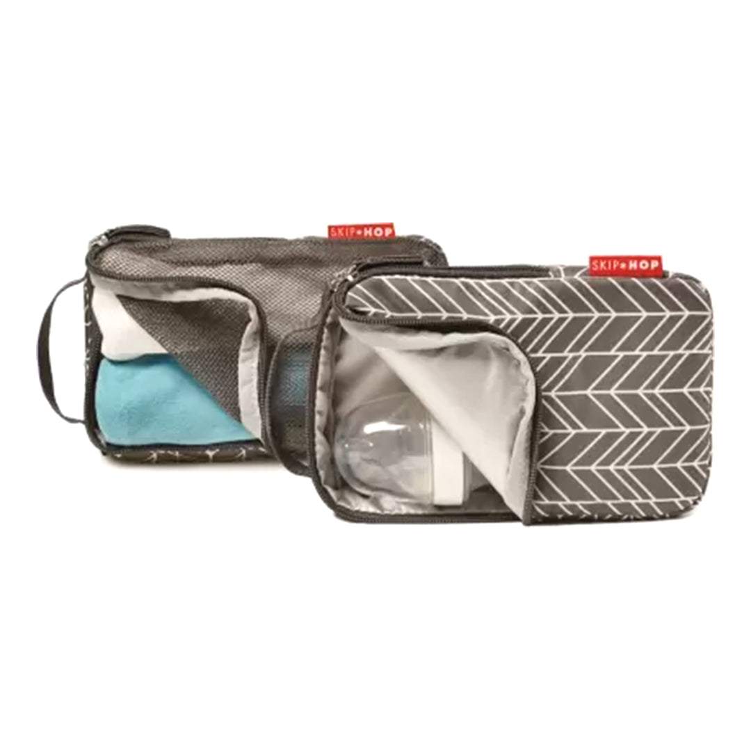 Skip Hop Grey Feather Forma Backpack Diaper Bag Birth+ to 24months